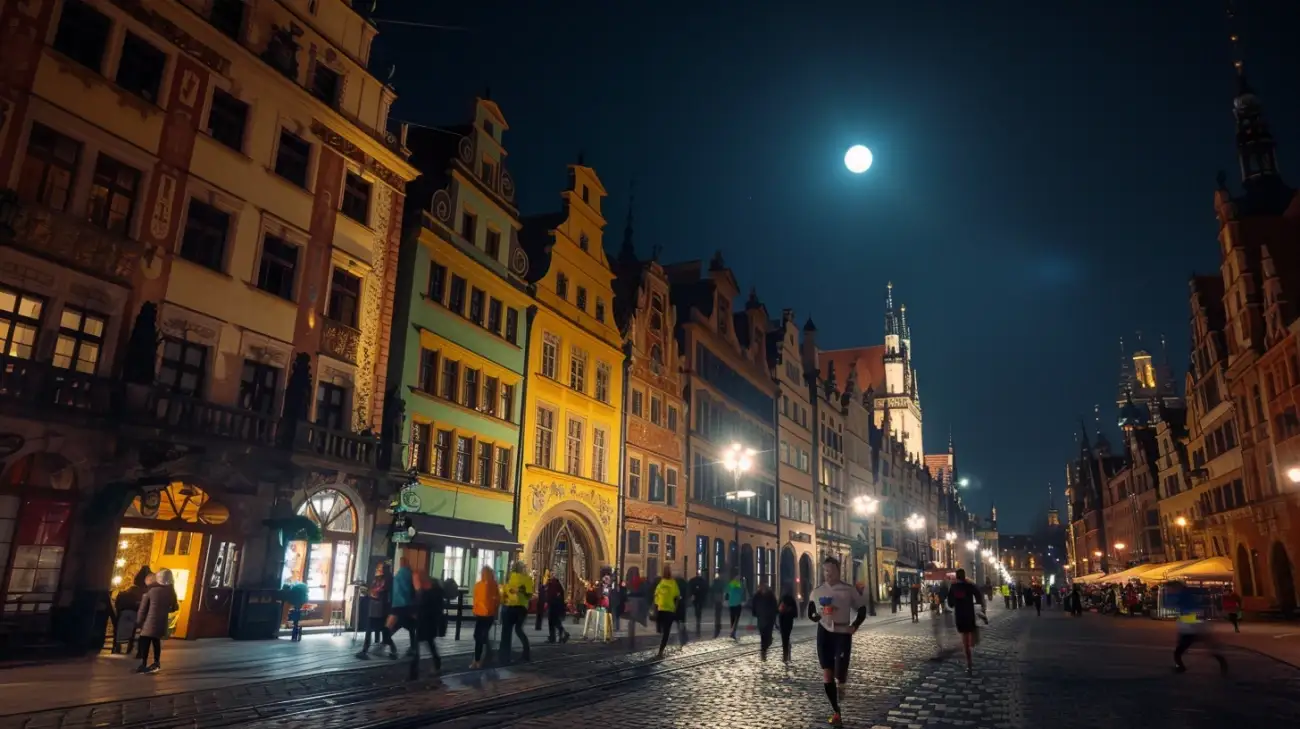 Zdjęcie Nocny Półmaraton we Wrocławiu - kompleksowy przewodnik dla biegaczy